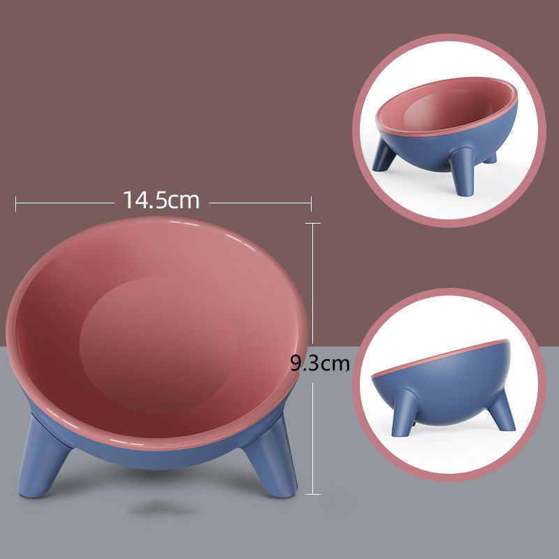 Elevated Ergonomic Feeding Bowl with Stand