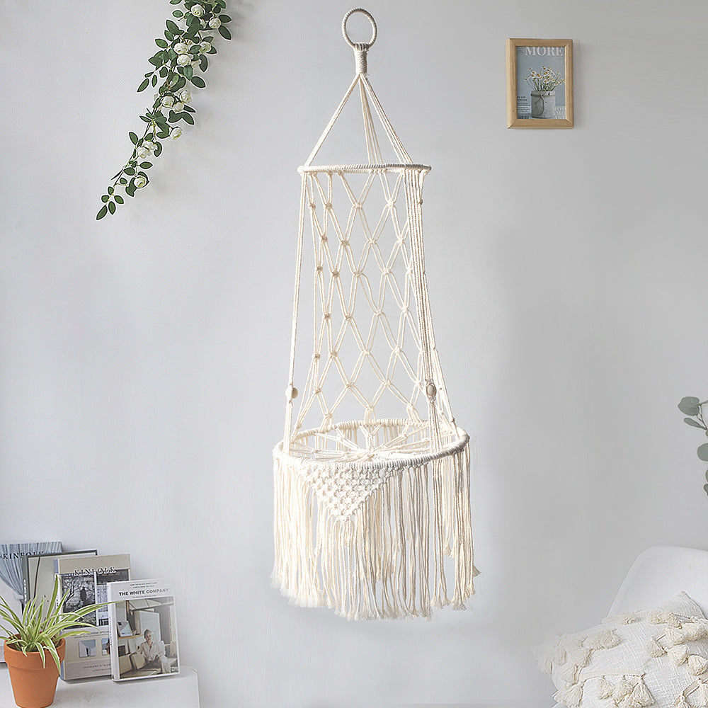 Macrame Wall-Mounted Hammock